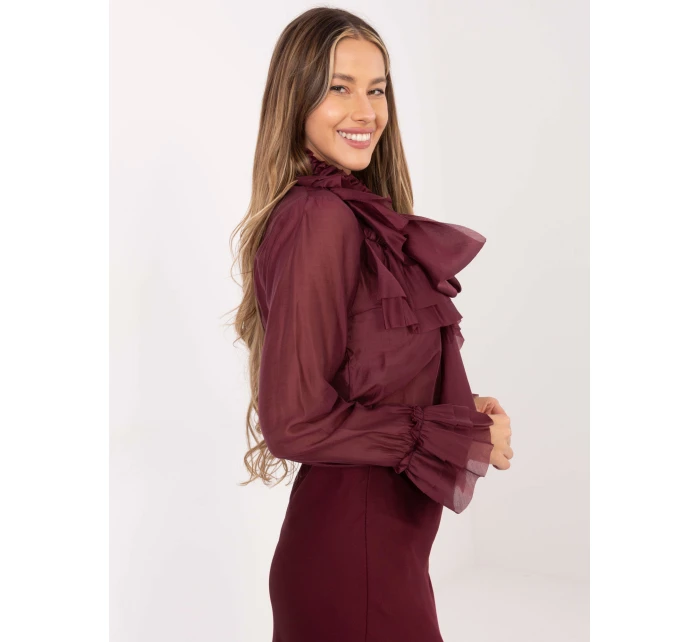 IT košeľa KS 28882.03 bordová IT košeľa KS 28882.03 bordová