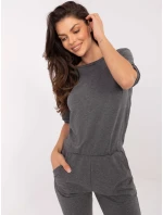 Oblek RV KO model 14958172 tmavě šedá - FPrice Oblek RV KO model 14958172 tmavě šedá - FPrice