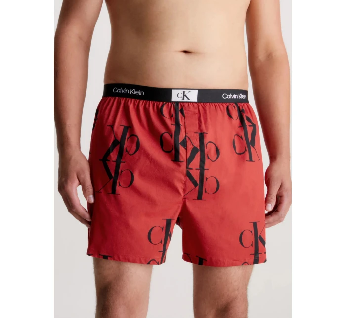 Pánske trenírky 000NB3411A GNP červené s potlačou - Calvin Klein Pánske trenírky 000NB3411A GNP červené s potlačou - Calvin Klein