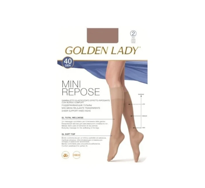 Dámské podkolenky Mini model 7459320 40 den A'2 - Golden Lady