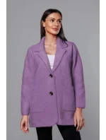 Krátky fialový vlnený prehoz cez oblečenie typu alpaka (7108-1) Krátky fialový vlnený prehoz cez oblečenie typu alpaka (7108-1)