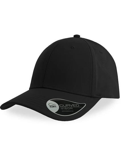 Atlantis Headwear Bolt 6-panelová čiapka „Bolt“ 33.0136 čierna Atlantis Headwear Bolt 6-panelová čiapka „Bolt“ 33.0136 čierna