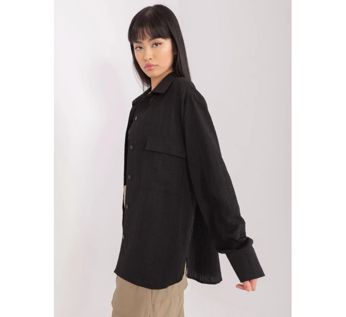 Košeľa LK KS 509356.27P čierna