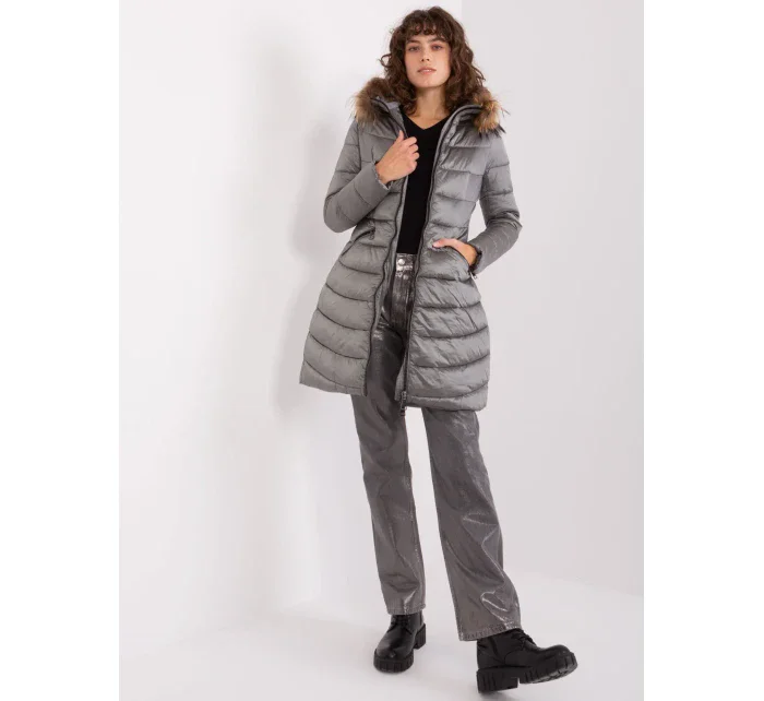 NM KR TR8125 bunda.99P tmavo šedá