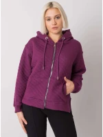 Mikina RV BL 7451.23 tmavo fialová