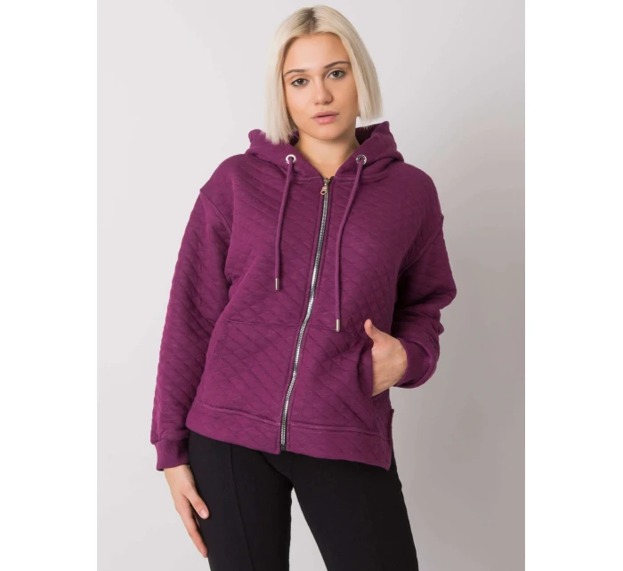 Mikina RV BL 7451.23 tmavo fialová
