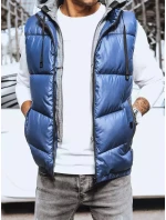 Pánska tmavomodrá vesta FashionStreet TX4143