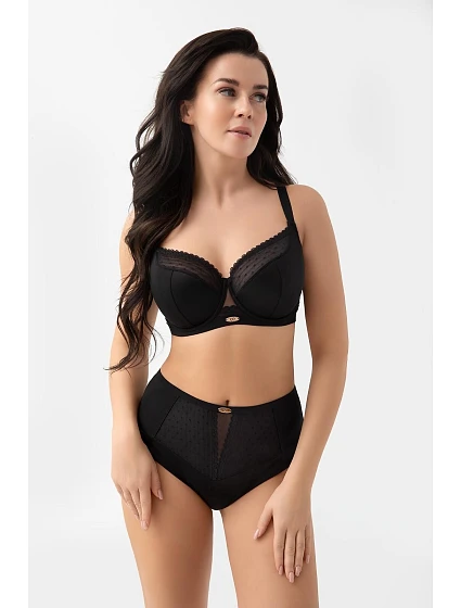 Kalhotky Gorsenia F021 Dotti černé S–4XL