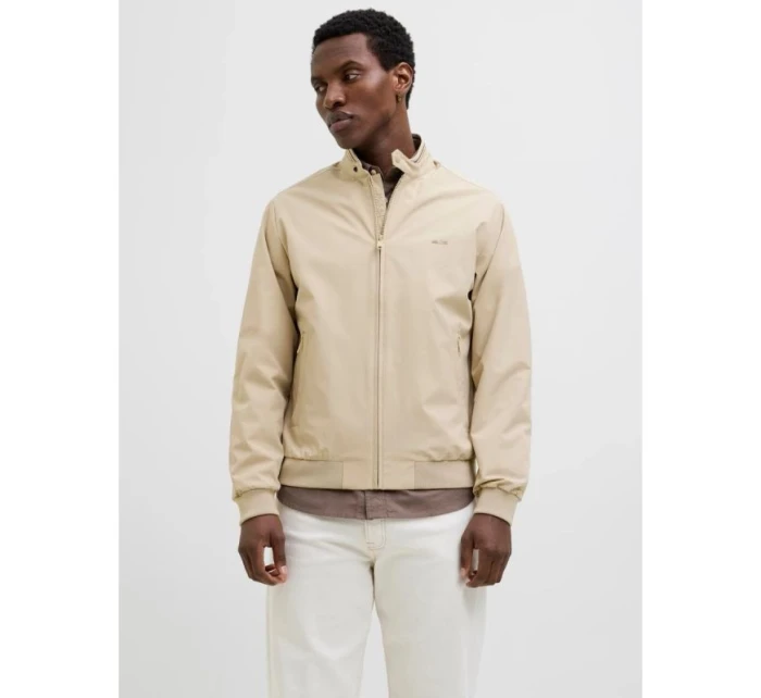 Jack&Jones pánska bunda JPRBLUBRAD BOMBER JACKET SN 12273393 WHITE PEPPER