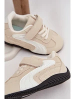 Dětské sportovní boty s přezkou béžové model 21731729 - Boto