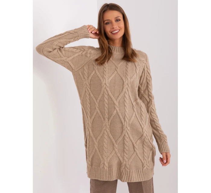 Sukienka BA SK  ciemny bezowy model 19001729 - FPrice