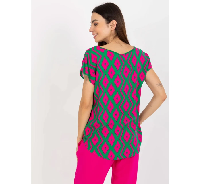 Dámská halenka model 18339466 zelená - FPrice Dámská halenka model 18339466 zelená - FPrice