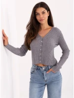 Sweter PM SW model 21300800 ciemny szary - FPrice Sweter PM SW model 21300800 ciemny szary - FPrice