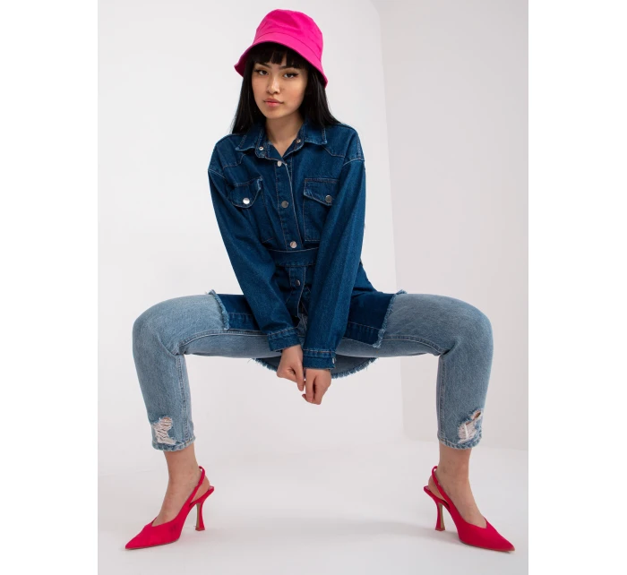 Dámska košeľa-RO-KS-GMK-2304.39-modrá