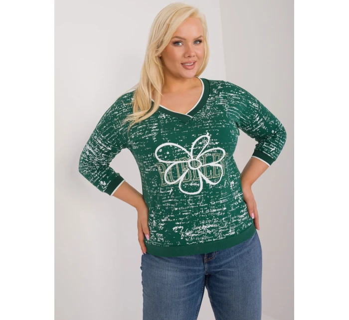 Blúzka RV BZ 9442.27 tmavozelená