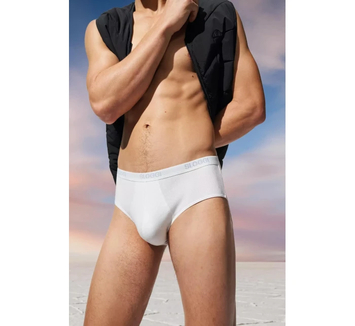 sloggi men Basic Midi 2P - WHITE - SLOGGI WHITE - SLOGGI