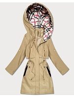 Dámska ľahká parka s pieskovou podšívkou Goodlookin (KK60407-2#) Dámska ľahká parka s pieskovou podšívkou Goodlookin (KK60407-2#)