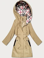 Dámska ľahká parka s pieskovou podšívkou Goodlookin (KK60407-2#)