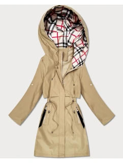Dámska ľahká parka s pieskovou podšívkou Goodlookin (KK60407-2#)