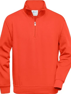 JN Pracovní mikina s 1/4 zipem 02.0 spicy orange model 22529087 - Daiber