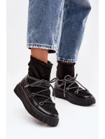 Dámské sněhule s šněrováním Černé Isalisse Dámské sněhule s šněrováním Černé Isalisse