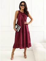 Sukienka IT SK model 22264227 bordowy - FPrice
