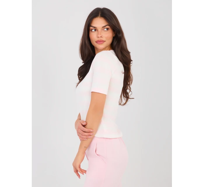 Sweter PM SW model 21916876 jasny różowy - FPrice Sweter PM SW model 21916876 jasny różowy - FPrice