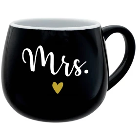 MRS. - čierny keramický hrnček 300 ml MRS. - čierny keramický hrnček 300 ml