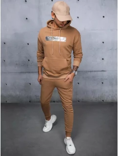 Pánská tepláková souprava velbloudí barvy Dstreet model 21967483 - FashionStreet