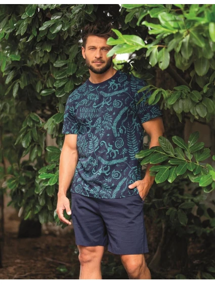 Pánské pyžamo MNS model 21945346 B26 cr/r M2XL - Key