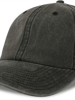 6 panelová vintage kšiltovka black model 22450131 - Atlantis Headwear