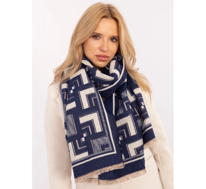 Šatka AT SZ 23158.32 tmavo modrá a biela