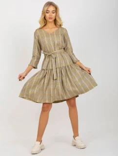 LK SK 507786 šaty.16P čierna a žltá