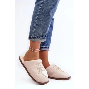 Dámske papuče MD8643 Svetke beige - JOMIX