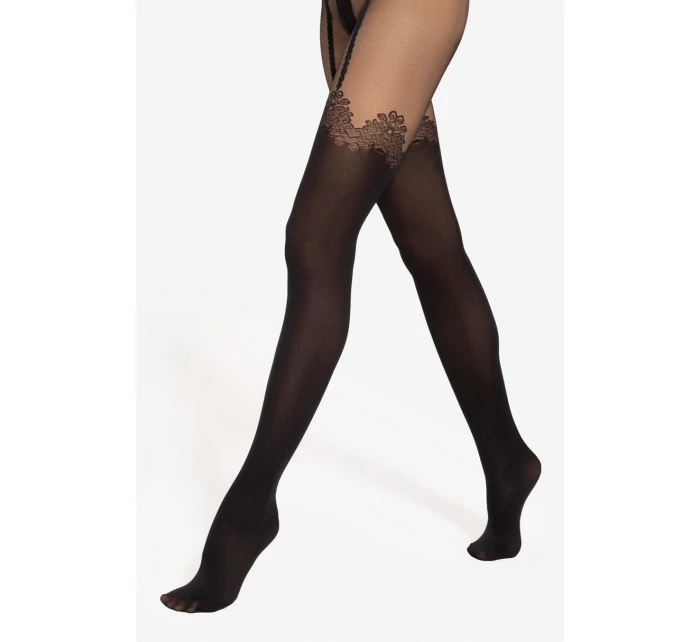 GIRL-UP -10- Vzorované pančuchy.