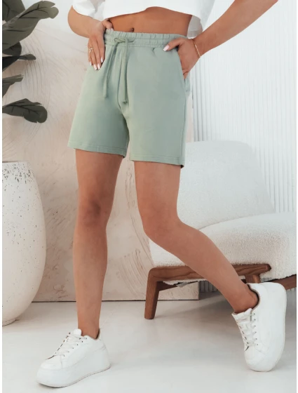 Dámské šortky SWAN tmavě zelené Dstreet model 21976498 - FashionStreet
