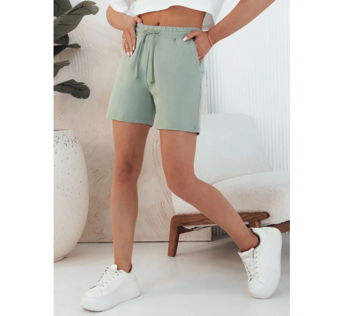 Dámské šortky SWAN tmavě zelené Dstreet model 21976498 - FashionStreet
