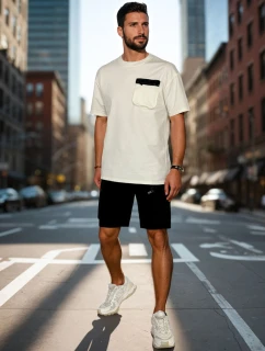 Pánská tepláková souprava bílá Dstreet model 21988674 - FashionStreet