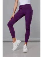 Tmavo fialové trekingové legíny (54350)