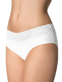 Dámske biele nohavičky Hipster - JULIMEX