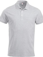 Clique Classic Lincoln S/S Pánske polo z hrubej bavlny 67.8244 ash