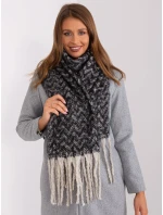 Szalik AT SZ model 18985246 czarno beżowy - FPrice Szalik AT SZ model 18985246 czarno beżowy - FPrice