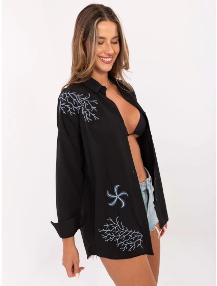 Koszula TO KS model 18510362 czarny - FPrice Koszula TO KS model 18510362 czarny - FPrice