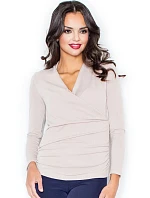 Dámsky sveter M247 béžový - Figl