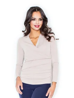 Dámsky sveter M247 béžový - Figl