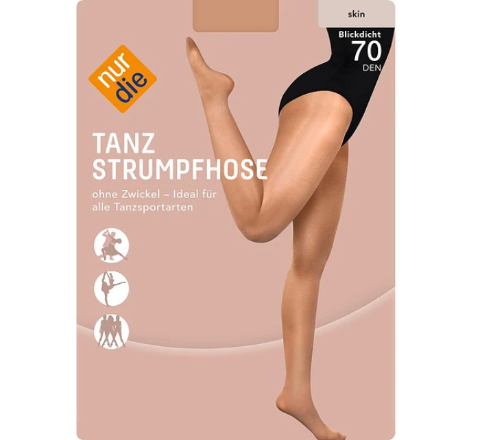 Tanečné pančuchové nohavice NUR DIE DANCE PANTYHOSE 70 DEN - NUR DIE - telová