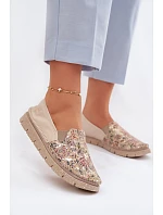 Dámske kožené slip-on topánky Maciejka 03512-67 multicolor