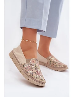 Dámské kožené nazouvací polobotky Maciejka 03512-67 multicolor