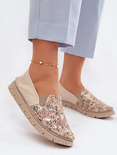 Dámské kožené nazouvací polobotky model 22100755 - Maciejka