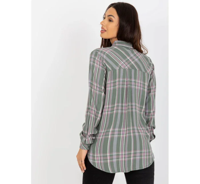 Halenka model 17790419 khaki barva - FPrice Halenka model 17790419 khaki barva - FPrice